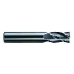 3/4 Dia. x 4 Overall Length 4-Flute Square End Solid Carbide SE End Mill-Round Shank-Center Cut-Uncoated - Caliber Tooling