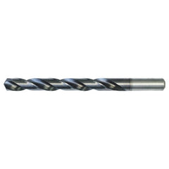 7/64 RHS / RHC HSS 135 Degree Split Point Heavy Duty Jobber Drill - TiCN - Exact Industrial Supply