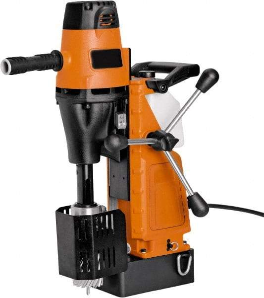 Cleveland Steel Tool - 3" Travel, Portable Magnetic Drill Press - 660 RPM, 11.7 Amps, 1.8 hp, 1400 Watts - Caliber Tooling