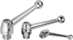 KIPP - 1/2-13, Steel Threaded Hole Adjustable Clamping Handle - 97mm OAL, 54mm High - Caliber Tooling