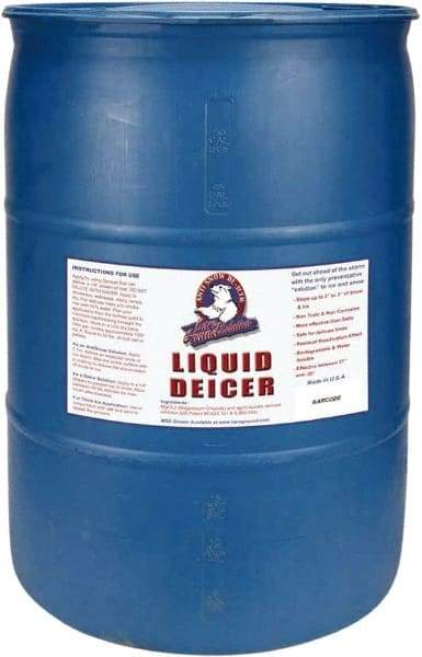 Bare Ground Solutions - 30 Gal Drum Sodium Chloride, Magnesium Chloride, Corn Derived Inhibitor Liquid - Effective to -20°F - Caliber Tooling