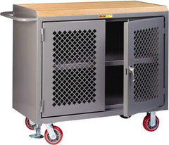 Little Giant - Mobile Service Workbench - Steel, Gray, 48" Long x 24" Deep x 41" High - Caliber Tooling