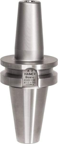 HAIMER - 1/4" Hole Diam, BT40 Taper Shank Shrink Fit Tool Holder & Adapter - 3" Projection, 21mm Nose Diam, 36mm Clamping Depth, 25,000 RPM - Exact Industrial Supply