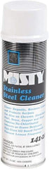 Misty - 15 fl oz Liquid Stainless Steel Cleaner & Polish - Lemon Scented, Aerosol Container - Caliber Tooling