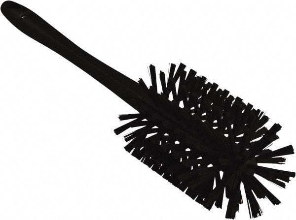 Vikan - 3-1/2" Diam Polyester Bottle Brush - 17" OAL, 6-1/4" Head Length, Polypropylene Handle - Caliber Tooling