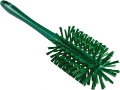 Vikan - 3-1/2" Diam Polyester Bottle Brush - 17" OAL, 6-1/4" Head Length, Polypropylene Handle - Caliber Tooling