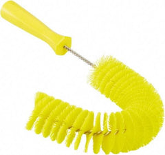 Vikan - 2-1/4" Diam Polyester Hook Brush - 15-1/2" OAL, 6-1/2" Head Length, Polypropylene Handle - Caliber Tooling