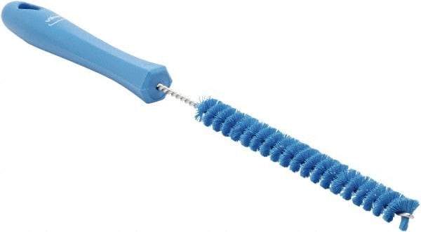 Vikan - 0.6" Diam Polyester Tube Brush - 12.2031" OAL, 6-1/2" Head Length, Polypropylene Handle - Caliber Tooling