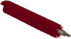 Vikan - 0.8" Diam Polyester Tube Brush - 7-1/2" OAL, 7" Head Length, Stainless Steel Handle - Caliber Tooling