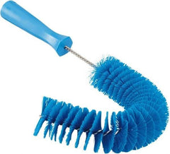 Vikan - 2-1/4" Diam Polyester Hook Brush - 15-1/2" OAL, 6-1/2" Head Length, Polypropylene Handle - Caliber Tooling