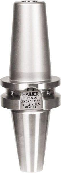 HAIMER - 20mm Hole Diam, BT30 Taper Shank Shrink Fit Tool Holder & Adapter - 3" Projection, 33mm Nose Diam, 52mm Clamping Depth, 25,000 RPM - Exact Industrial Supply