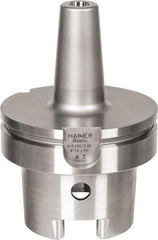 HAIMER - 1/2" Hole Diam, HSK100A Taper Shank Shrink Fit Tool Holder & Adapter - 3" Projection, 24mm Nose Diam, 47mm Clamping Depth, 25,000 RPM - Exact Industrial Supply