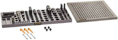 Renishaw - M8, CMM Magnetic & Clamping Kit - Use with CMM Fixtures, Includes 47Pc. Component Set, 300x300mm Plate - Caliber Tooling