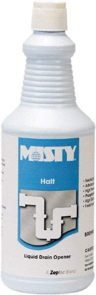 Misty - 32 oz Liquid Drain Cleaner - Unscented, Bottle - Caliber Tooling