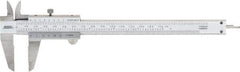 SPI - 0 to 150mm Stainless Steel Vernier Caliper - 0.02mm Graduation, 1.57" Jaw Depth, 0.001" Accuracy, Includes NIST Traceability Certificate - Caliber Tooling