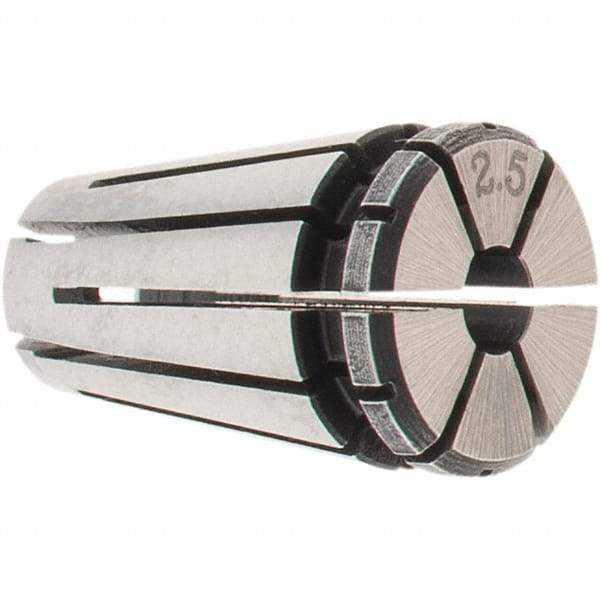 Accupro - 2 to 2.5mm ER8 Collet - 0.01mm TIR, 13mm OAL, 8.5mm Overall Diam - Exact Industrial Supply