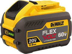 DeWALT - 60 Volt Lithium-Ion Power Tool Battery - 9 Ahr Capacity, 2 hr Charge Time, Series 20/60 FLEXVOLT - Caliber Tooling