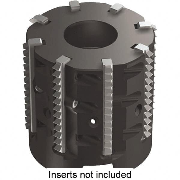 Kennametal - 44mm Cut Diam, 40mm Max Hole Depth, 22mm Arbor Hole Diam, Indexable Thread Mill - Insert Style TM25, 25mm Insert Size, 6 Inserts, Toolholder Style TMS25, 38mm OAL - Caliber Tooling