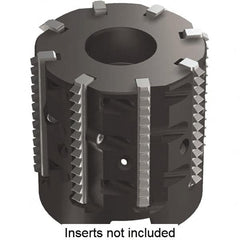 Kennametal - 1.538" Cut Diam, 1.26" Max Depth of Cut, 1/2" Arbor Hole Diam, Indexable Thread Mill - Insert Style TM25, 25mm Insert Size, 5 Inserts, Toolholder Style TMST25, 1.26" OAL - Caliber Tooling