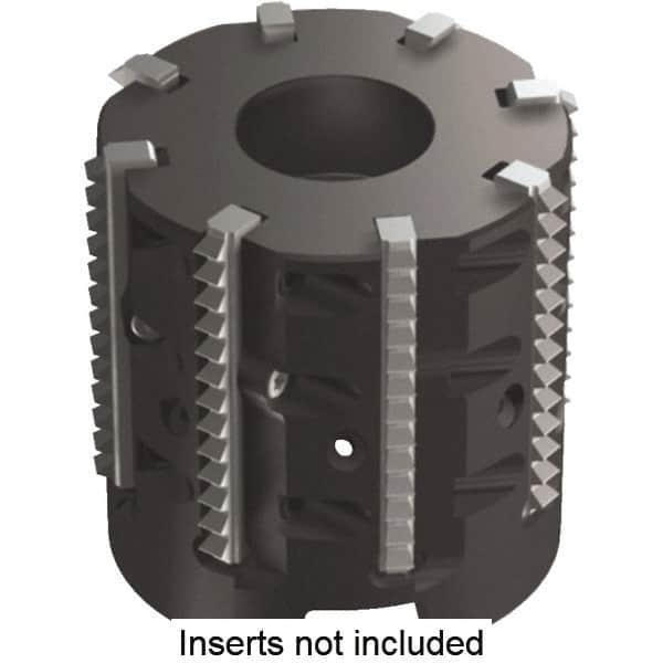 Kennametal - 44mm Cut Diam, 48mm Max Hole Depth, 22mm Arbor Hole Diam, Indexable Thread Mill - Insert Style TM40, 40mm Insert Size, 6 Inserts, Toolholder Style TMS40, 48mm OAL - Caliber Tooling