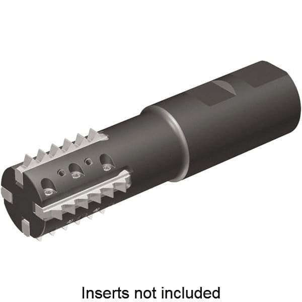 Kennametal - 1.42" Cut Diam, 2.56" Max Depth of Cut, 1-1/4" Shank Diam, Indexable Thread Mill - Insert Style TM41, 41mm Insert Size, 4 Inserts, Toolholder Style TM41, 4.98" OAL - Caliber Tooling