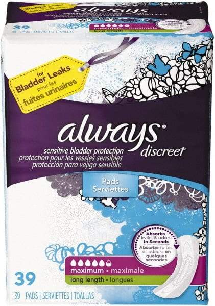 Always - Folded Sanitary Napkins - Long, Maximum Protection - Caliber Tooling