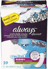 Always - Folded Sanitary Napkins - Long, Maximum Protection - Caliber Tooling