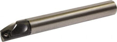 Kyocera - 27mm Min Bore Diam, 200mm OAL, 25mm Shank Diam, E-SCLP-A Indexable Boring Bar - 38mm Max Bore Depth, CPGB 32.., CPMB 32.., CPMH 32.., CPMT 32.. Insert, Screw Holding Method - Caliber Tooling