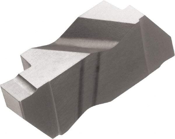 Kyocera - 3062KCGP Grade PR1215, 1/16" Cutting Width Carbide Grooving Insert - 3/32" Max Depth of Cut, Right Hand, 0.008" Corner Radius, Megacoat Finish - Caliber Tooling