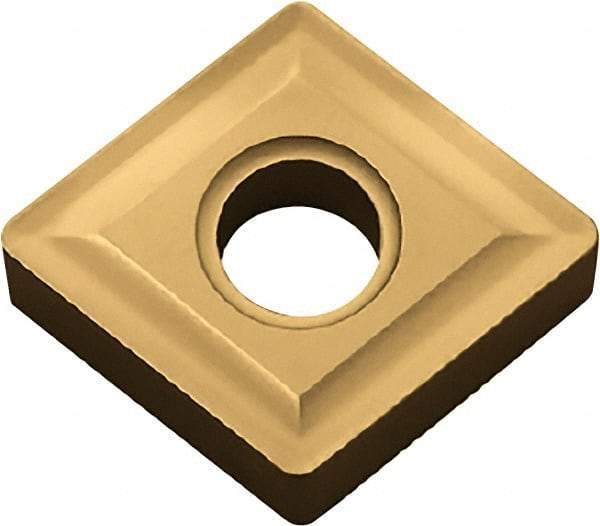 Kyocera - CNMG432 Grade KW10 Carbide Turning Insert - Uncoated, 80° Diamond, 1/2" Inscr Circle, 3/16" Thick, 1/32" Corner Radius - Caliber Tooling