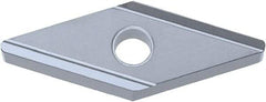 Kyocera - VNGG332 Grade KW10 Carbide Turning Insert - Uncoated, 35° Diamond, 3/8" Inscr Circle, 3/16" Thick, 1/32" Corner Radius - Caliber Tooling