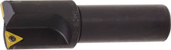 Kyocera - 0.44 Inch Diameter, Interchangeable Pilot, Weldon Flat 3/4 Inch Shank Diameter, 1 Insert, Indexable Counterbore - 2.9 Inch Overall Length, TCMT 18151 Insert - Caliber Tooling