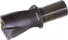 Kyocera - 3" Max Drill Depth, 3" Diam, Indexable Insert Drill - 6 Inserts, 2" Shank Diam, Whistle Notch Shank - Caliber Tooling