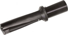 Kyocera - 6.28" Max Drill Depth, 2.094" Diam, Indexable Insert Drill - 4 Inserts, 2" Shank Diam, Whistle Notch Shank - Caliber Tooling