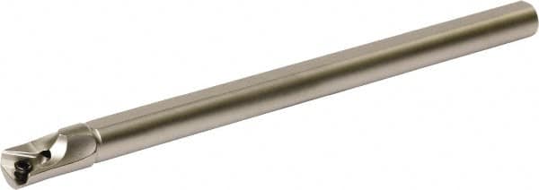 Kyocera - 0.7" Min Bore Diam, 8" OAL, 5/8" Shank Diam, A/S-STLB(P)-AE Indexable Boring Bar - 1.181" Max Bore Depth, TPET 22.., TPGB 22.., TPGH 22.., TPMH 22.., TPMT 22.. Insert, Screw Holding Method - Caliber Tooling