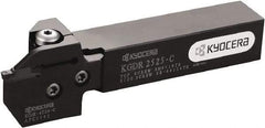 Kyocera - KGD, External, Right Hand, 25mm Max Depth of Cut, 5 to 6mm Groove Width, Indexable Grooving Tool Holder - Multiple Insert Compatibility, 32mm Shank Height, 32mm Shank Width, 175mm OAL - Caliber Tooling