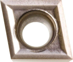 Kyocera - CCGT21.50.5 Grade PR1225 Carbide Turning Insert - Megacoat Finish, 80° Diamond, 1/4" Inscr Circle, 3/32" Thick, 0.008" Corner Radius - Caliber Tooling