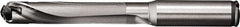 Kyocera - 55mm Max Drill Depth, 5xD, 10.99mm Diam, Indexable Insert Drill - 1 Insert, 12mm Shank Diam, Straight Shank - Caliber Tooling