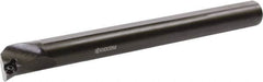 Kyocera - 20mm Min Bore Diam, 180mm OAL, 16mm Shank Diam, S-SDUC-A Indexable Boring Bar - 21mm Max Bore Depth, DCGT 215.., DCGW 215.., DCMT 215.., DCMW 215.. Insert, Screw Holding Method - Caliber Tooling