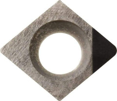 Kyocera - CCGW32.50.5 Grade KPD010 Polycrystalline Diamond (PCD) Turning Insert - Uncoated, 80° Diamond, 3/8" Inscr Circle, 5/32" Thick, 0.008" Corner Radius - Caliber Tooling