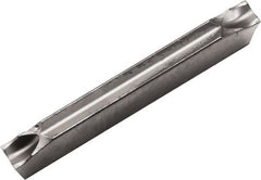 Kyocera - 2520GDM PF Grade PR1535, 2.5mm Cutting Width Carbide Grooving Insert - Neutral, 0.15mm Corner Radius, Megacoat Nano Finish - Caliber Tooling