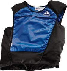 Techniche - Size S, Black & Blue Cooling Vest - Pullover, Nylon, HyperKewl - Caliber Tooling