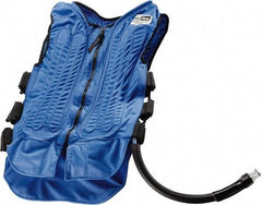 Techniche - Size S, Blue Cooling Vest - Zipper Front, Nylon, Mesh, Polyurethane - Caliber Tooling