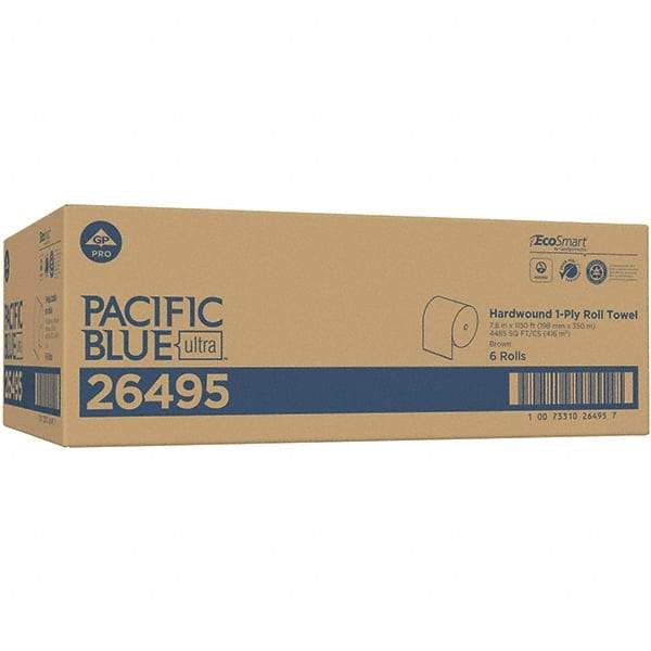 Georgia Pacific - Hard Roll of 1 Ply Brown Paper Towels - 7-7/8" Wide, 1,150' Roll Length - Caliber Tooling