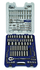 146 Piece - 1/4; 3/8; 1/2" Drive - Socket Set SAE and Metric - Caliber Tooling