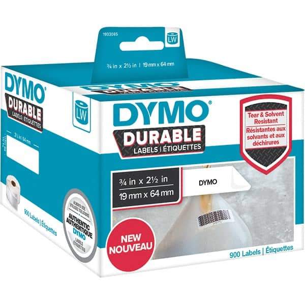 Dymo - Labels, Ribbons & Tapes Type: Barcode Labels Color: White - Caliber Tooling