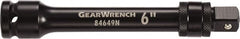 GearWrench - 1/2" Drive Standard Socket Extension - 3" OAL, Black Finish - Caliber Tooling