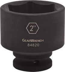 GearWrench - 3/4" Drive 1-5/8" Standard Impact Socket - 6 Points, 2-15/53" OAL - Caliber Tooling