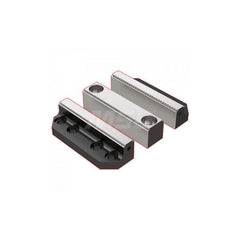 Vise Jaw Sets; Jaw Width (mm): 5 in; Jaw Width (Inch): 5 in; Set Type: Standard; Vise Compatibility: DV56 Double Station Vises; DV510 Double Station Vises; Jaw Height (mm): 1.32 in; Jaw Height (Decimal Inch): 1.32 in; Hard or Soft: Hard; Number of Jaws: 3