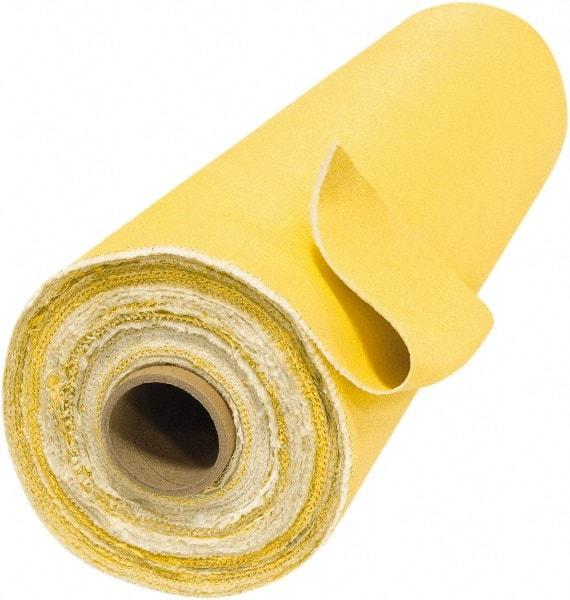 Steiner - 40" Wide x 0.05" Thick Acrylic Coated Fiberglass Welding Blanket - Gold, Grommet - Caliber Tooling